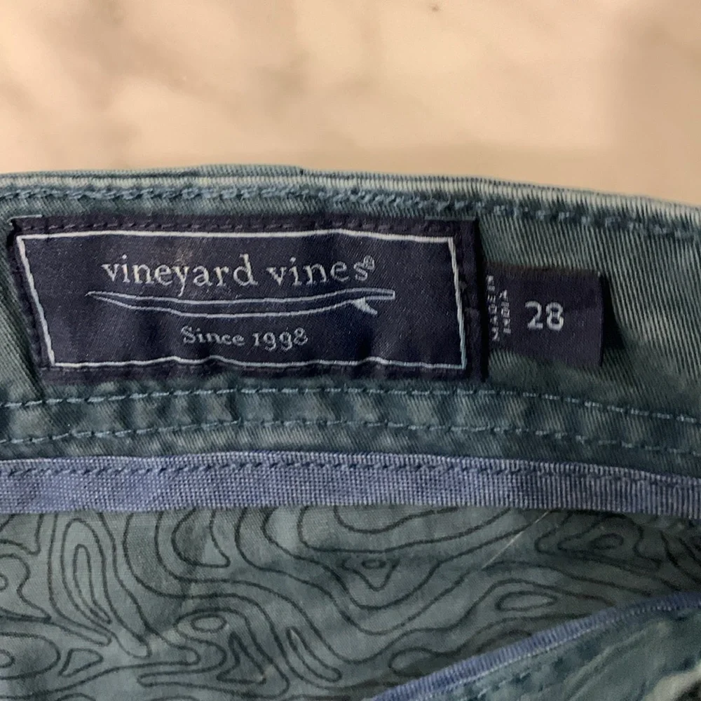 Vineyard Vines 7” Island short, Mallard Blue, Size 28” waist